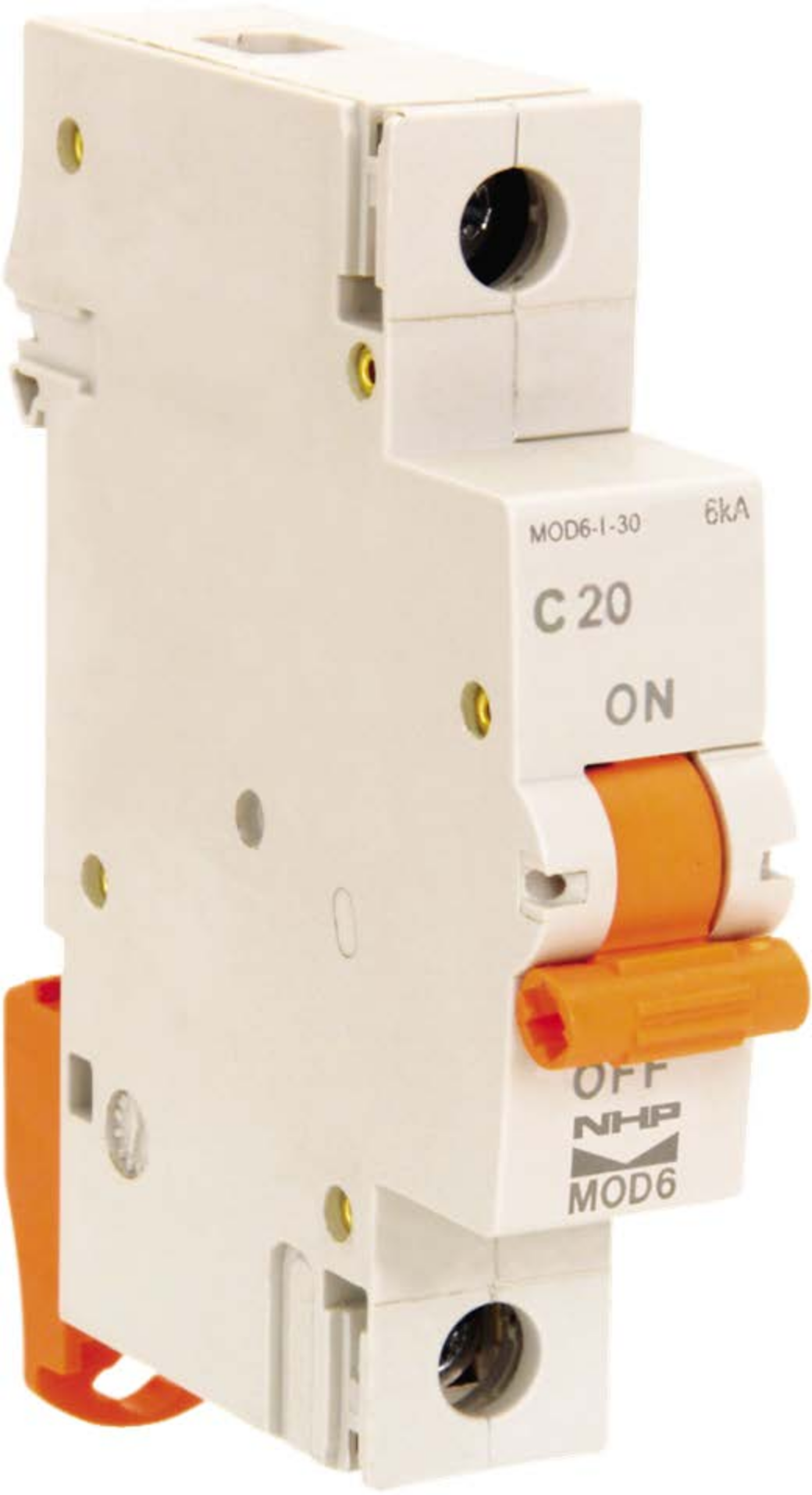NHP MCB 1 POLE 25A 6kA C CURVE (MOD6125)