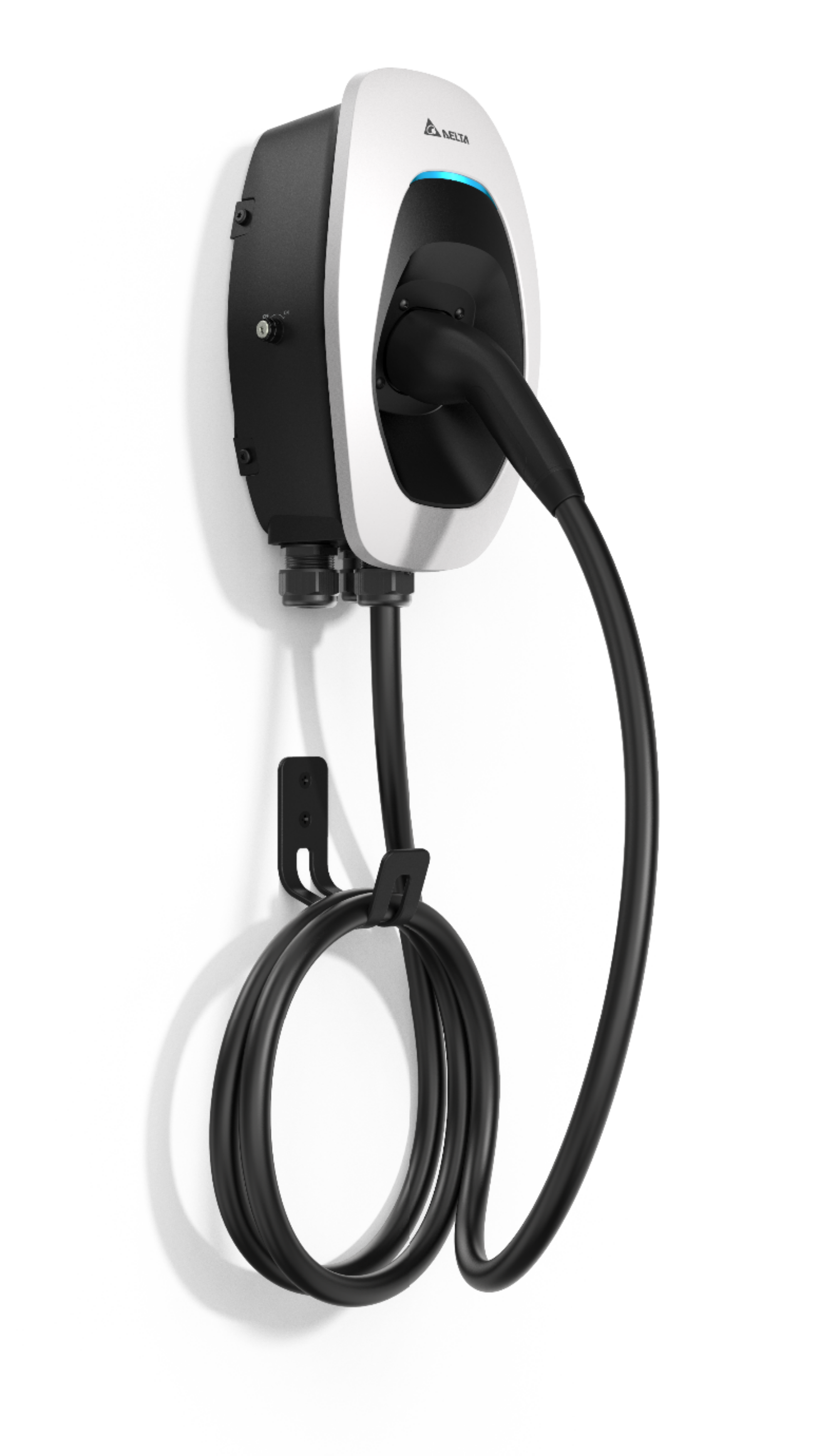 Delta AC Max EV Charger 7.4 - 22kWp, 1Ph&3Ph,Tethered plug 5 m cable, Type 2, IP55/IK09 (EIAW-E22KTBE5A02) [Basic version]