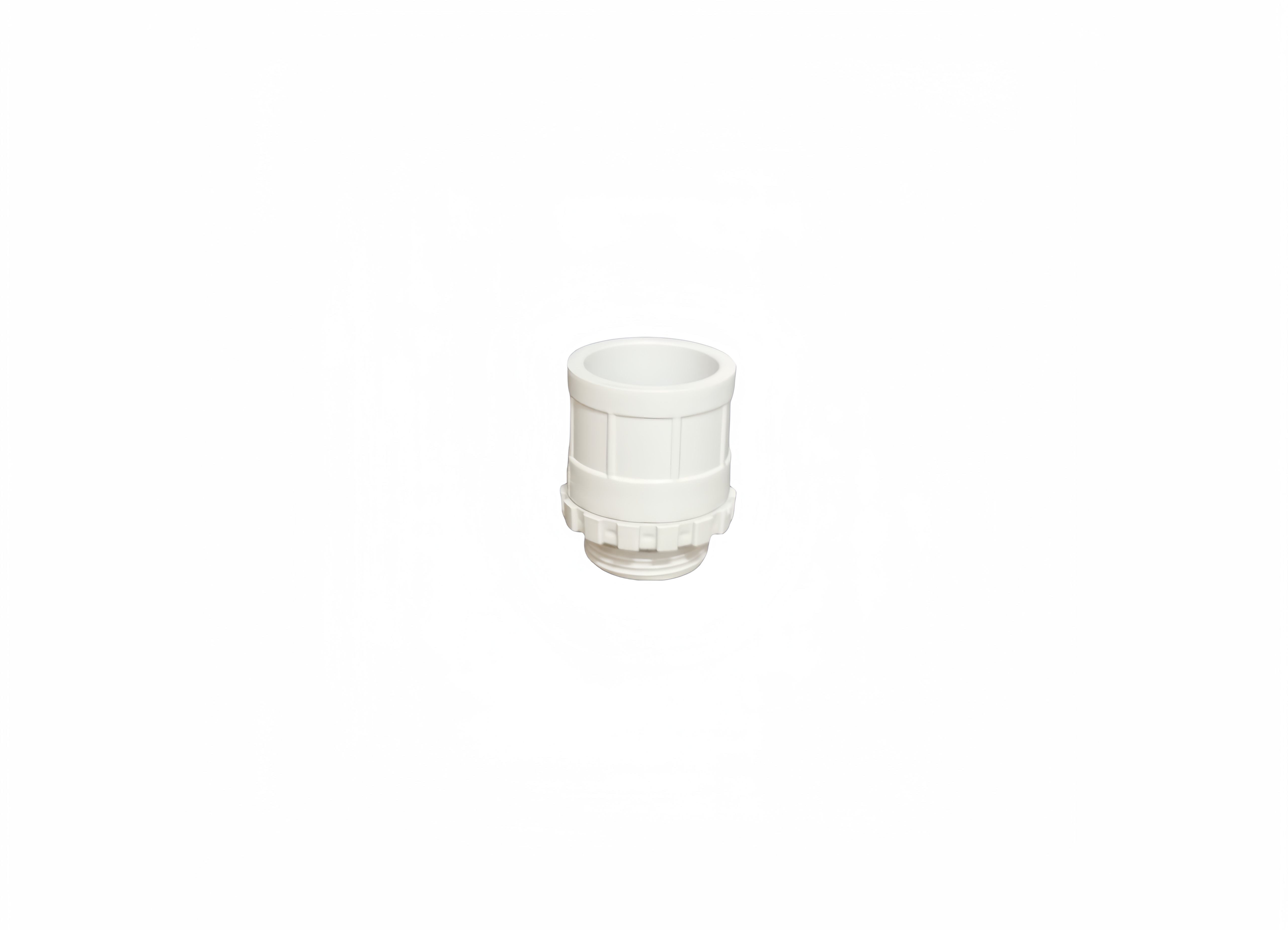 Conduit Fitting Plain to Screwed Adaptor 25mm2 PVC